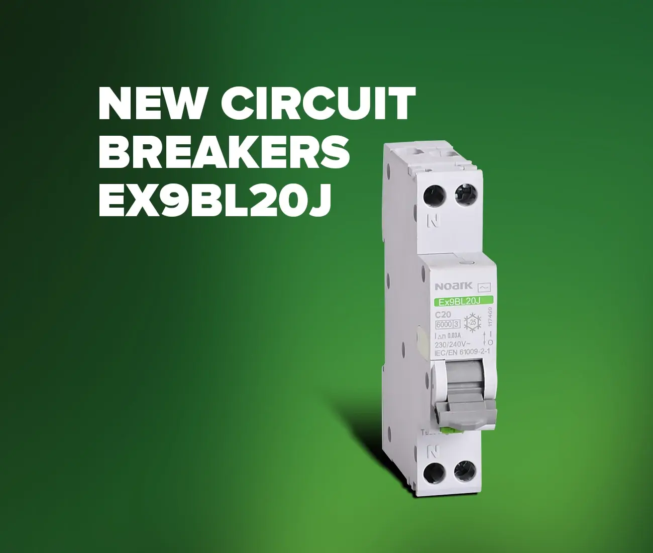 Residual current circuit breakers with overload protection Ex9BL20J